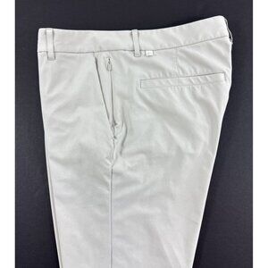 Lululemon Mens Commission Slim Pants Performance ABC Trousers Size 33x28 Bone